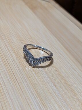 Pandora: Princess Wishbone Ring - Size 10